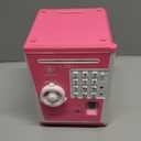 LIKE Toy Piggy Bank Safe Box Fingerprint ATM Bank ATM Machine Money Coin Savings Bank for Kids Pink