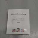 Electric Nail Clipper, 2 in 1 Electric Nail Clippers for Seniors and Adults, Baby Automatic Nail Clipper with Polishing, Light & Storage, Smart Nail Clipper 2-Speed for Fingernail (White)