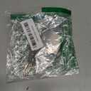 Outdoor Weatherproof Padlock, LQYN 1 Pcs Stainless Heavy Duty Padlocks, 50mm/2 inch Normal Shackle, Stainless Steel Body with Brass Cylinder Lock, Padlock for Secure Storage, Gates