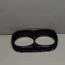 Glossy Black Headlight Bezel Scowl Outer Fairing Extension for Road Glide 98-13, Head Light Headlamp Bezel Trim Outer Fairing Cowl for Harley Davidson Motorcycle Road Glide 1998-2013