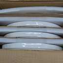 HaWare Dinnerware Sets, 12-Piece Plates and Bowls Set, Stoneware Dish Set for 4, Ceramic Dinnerware for Home Restaurant, Chip and Scratch Resistant, Microwave and Dishwasher Safe, Speckled White