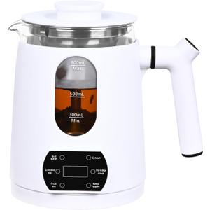 Electric Hot Tea Maker,Automatic Tea Kettle Pot with Tea Infuser,Electric Kettle for Tea Brewer,Temperature Control and Tea Keep Warm, 6 Flavor Controls,0.8L