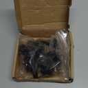 M10-1.5 x 45mm Flanged Hex Bolts Screws, 10.9 Grade Alloy Steel Hexagon Flange Bolts for Machinery Automotive, Black Oxide Finish, Partial Thread, 10 PCS