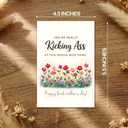 2 x Alcarin Funny First Mothers Day Card Gifts for Mom from Son, Daughter or Kids, Cute & Hilarious Card for Wife from Husband, First Time Mommy, Stepmom or Bonus Mom