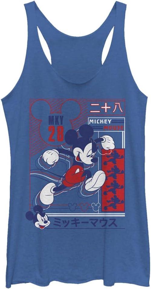 Disney Classic Sporty Technical Mickey Women's Racerback Tank Top (XXL)