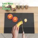 Acrylic Cutting Board with Counter Lip | 60% Thicker & Durable | BPA-Free & Food-Safe Kitchen Tool | Perfect for Protecting Countertops | Versatile & Easy to Clean | Ideal for Home & Professional Use