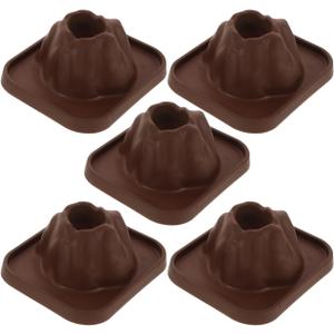 Toddmomy 5Pcs Volcanic Model Volcano Science Kit Eruption Toy DIY Demonstration Props Educational Craft Kits (15.00X12.00X6.50CM)