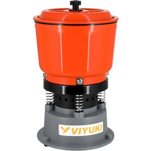 9LBS Vibratory Tumbler Polishing Machine for Rocks/Metal Parts/Screw