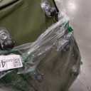 Expandable Extra Large Travel Oxford Duffel Bag with Wheels Waterproof Lightweight Traveling Foldable Suitcase (Green, L - 6 wheels)