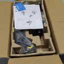 HUANUO Single Monitor Arm 13-34 Inch, Adjustable Gas Spring Arm, Monitor Desk Mount for 4.4-22lbs, VESA 75/100mm with C-Clamp/Grommet Base, Ergonomic Stand for Work/Gaming