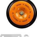 FALVFUN 115DB Car Super Loud Horns, 12V 10A High Tone Vehicle Air Electric Horn Replacement Kit, Waterproof Automotive Accessories, Universal for Trucks Motorcycles Sedans (Orange)