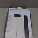 Dehumidifier, Dehumidifiers for Home, 98 OZ Water Tank, (1000sq.ft) Dehumidifiers for Basement Bedroom Bathroom with Auto Shut Off, Washable Air Filter, Timer Setting, 7 Colors Light, White