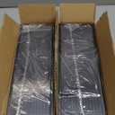 4 Pack Magnetic Spice Rack for Refrigerator, Strong Space Saving Shelf Organizer Single Tier Fridge Spice Storage Black