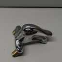 Bathroom Faucet, Zinc Alloy 2-Hole Mixer Tap, Single Handle Bathroom Sink Faucet, 2 Hole Single Handle Hot and Cold Water Mixer Tap, for Hot and Cold Water, Bathroom Faucet, for Home and Hotel