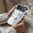 DEENAKIN for iPhone 17 Pro Max Case Cute,Aesthetic Vintage Beachy Summer Coquette Costal Collage Sea Shell,Compatible with Magsafe,Trendy Unique Protective Slim Silicone Phone Cover for Women Girls