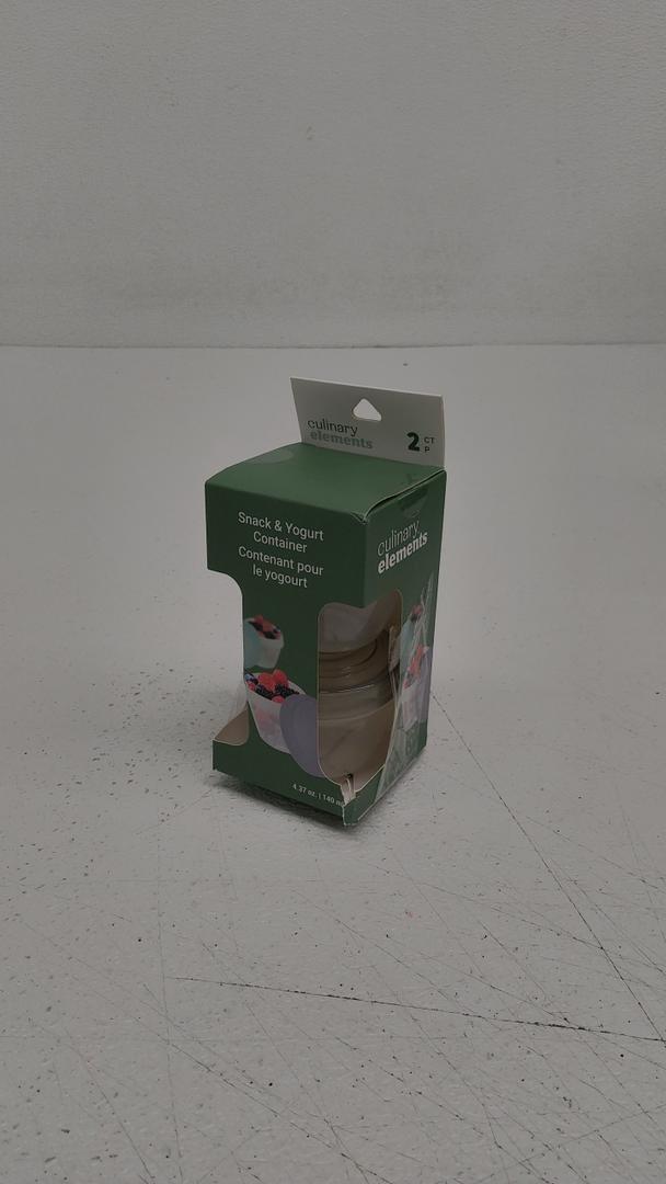 Culinary Elements Snack and Yogurt Container- 210 ml, 2 pcs, White
