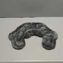 Microwave Heating Pad for Neck Shoulders and Back Pain Relief with Moist Heat, Weighted Microwavable Heated Neck Wrap Warmer, Uncented Gery