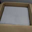 Knee Wedge Pillow for Post-Surgery Recovery-Leg Elevation Support for Sleep Position, Alleviating Lower Back & Hip Pain Enhancing Circulation in Ankles Legs Triangle Pillow with Removable Cover (21.6*17.8*6.9 Inchfor height over 5'3", Dark Gray)