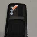 Metal Heavy Duty Case for Samsung Galaxy S25 Aluminum Military Grade Rugged Case with Metallic Stand Screen Protector Screws Dustproof Shockproof Full Cover for Man (Black)