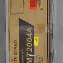 BONTEC Mobile TV Stand with Tilt Function, Rolling TV Stand for 23-60" LED, LCD, OLED TVs, Holds up to 88lbs, Max VESA 400x400mm, Adjustable Media Shelf (Black, 17.1x15.1x53.1 in)