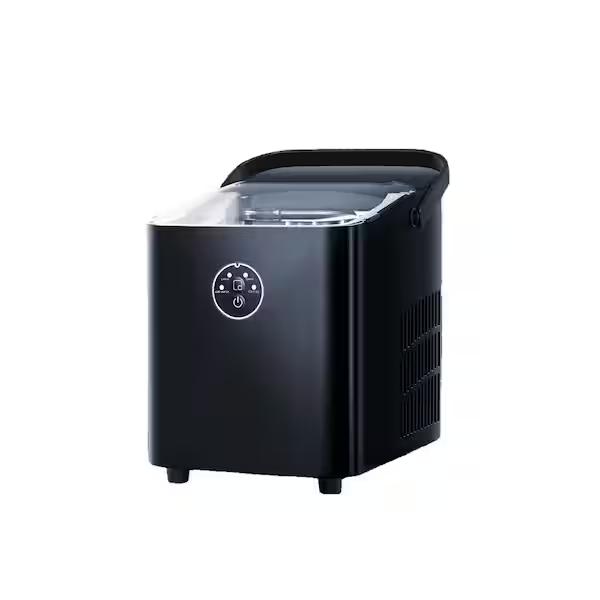 COWSAR
8.07 in. 26 lb. Portable Bullet Ice Maker in Black