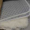 OLANLY 2x3 Machine Washable Small Bedside Rug, Soft Fluffy Shaggy Entryway Throw Rugs for Bedroom, Living Room, Indoor Floor Carpet for Kids Girls and Boys, Nursery Rooms, Home Decor Aesthetic, Cream