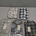 Boao 8 Pieces Canvas Cosmetic Bags Printed Small Makeup Bag Multi Function Travel Organizer Pouch Purse with Zipper for Women Fall Vacation Travel Toiletry storage Christmas Birthday Gift, 8 Styles