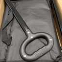 Yozoia Wagons Carts Foldable, Lightweight Portable Utility Shopping Cart with Wheels, Folding Grocery Wagon Cart for Grocery, Camping, Shopping, Beach, Garden, Sports Black (100L)