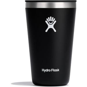 Hydro Flask All Around Tumbler Press-In Lid, Insulated Travel Mug, Stainless Steel Coffee Cup 16 Oz Black