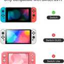 GeekShare Cute Plush Protective Case Cover Compatible with Standard Switch - Shock-Absorption and Anti-Scratch Skin Case for Switch - Plush Rabbit (for Switch 2017)