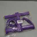 Pedal Resistance Band with Handle,Aturien 6-Tube Elastic Yoga Pedal Puller Exercise Bands,Multifunctional Stretch Bands for Exercise,Home Workout Equipment for Legs Arms Abs,Purple