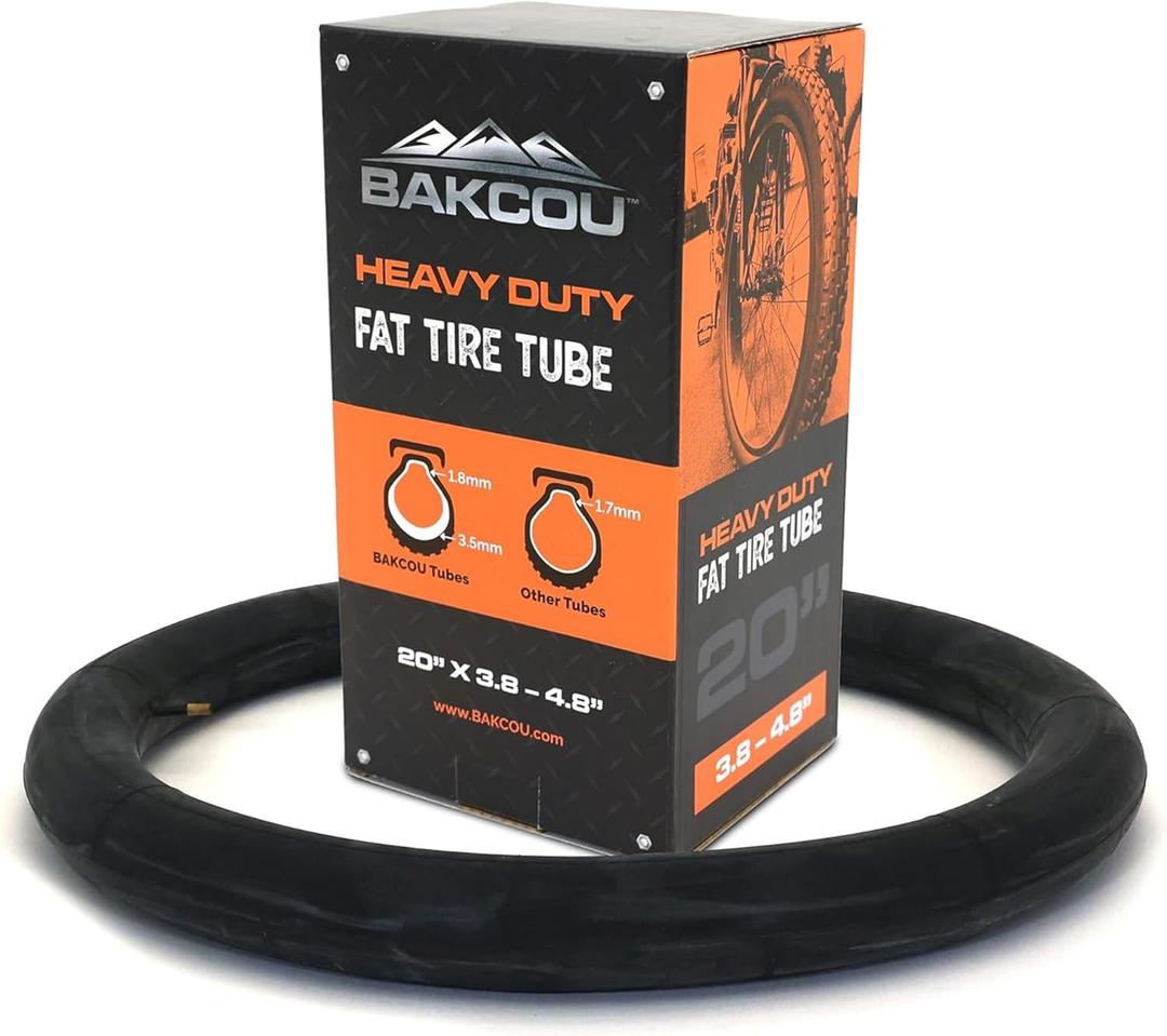 Bakcou Heavy Duty Fat Tire Tube 20", 3.8-4.8"