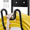 Garden Hose Holder Wall Mount - Water Hose Hanger Heavy Duty Hose Rack for Extension Cords Vacuum Hose