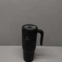 REDUCE Chiller Vacuum Insulated 40 oz Tumbler with Spill-Proof Silicone Straw - Sustainable Tritan Lid with Water Intake Markers - Soft Sit Base Travel Mug - Dishwasher Safe - Phantom