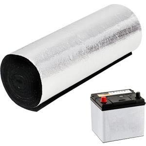 Battery Insulation Kit, Car Battery Insulation Blanket ,Car Battery Wrap for Cold Weather, Preserve Against Radiant Heat, Acid Neutralization, and Easy Installation, 40"x7" (Thickness 5mm, 2)