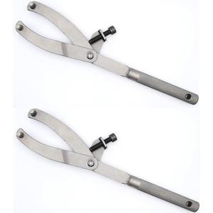 2PCS Spanner Wrench Adjustable Motorcycle Fly Wheel Clutch Hub Rotor Sprockets Tool Fan Clutch Removal Tool Motorcycle Accessories