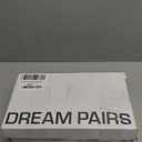 DREAM PAIRS Women Black White Nude Clear Sandals Low Heel Dressy Sandals Ankle Strap Open Toe Chunky Block Heeled Summer Classic Comfortable Flat Shoes, Size 11