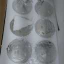 6 Pack Clear Glass Shades Replacement,5.51in Height,3.94in Diameter,1.65in Fitter,High Transmittance Cylinder Glass Lampshade Replacement for Pendant Light Floor lamps Chandelier Wall Sconces