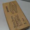 Stackable Water Bottle Organizer, SPOSPO Large Compartment Water Bottle Holder, 2 Tier Clear Water Bottle Organizer for Cabinet, Water Bottle Rack for Kitchen Organization and Storage - Hold 8 Bottles