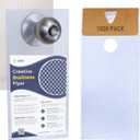 TidyFriend Plastic Door Hanger Bags 6.5" x 14.5"(1000 Pack) - Door Knob Hangers for Outdoor Protects Flyers, Brochures, Notices, Printed Materials - Waterproof and Secure