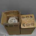 12 PCS Fabric Lamp Shade, Clip-on Fabric Lamp Shade, Traditional Chandelier Candle Bulb Lampshade, Linen Fabric Elegant Lampshade, 3.5" Top x 5.1" Slant Height x 5.5" Bottom