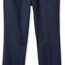 Amazon Essentials Men's Slim-Fit Flat-Front Dress Pant (Black)