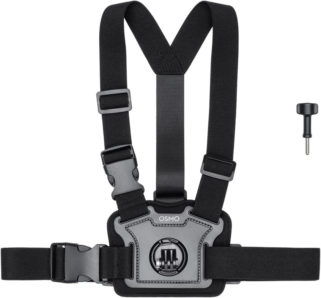 DJI Osmo Action Chest Strap Mount, Compatible with Osmo 360, Osmo Action, Action 2, Osmo Action 3, Osmo Action 4, Osmo Action 5 Pro