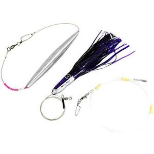 High Speed Wahoo Lures - Wahoo Clippers, Rigged with Trolling Weight