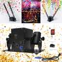 Electric Confetti Launcher Confetti Shooter with Wireless Remote for DJ Party Nightclub Wedding Stage Concert Event Show
