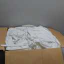 White Bounce House, House with Blower, Inflatable Bouncer, Children's Toy, Sewn Extra Thick Material for Durability