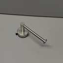 Removable Suction Cup Toilet Paper Holder, No Drilling Bathroom Wall Mount Tissue Roll Holder Brushed Nickel Stainless Steel Damage-Free Easy Install & Reposition Fits Smooth Surfaces