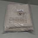 YoungsTex Natural Linen Curtains 60 Inch Wide Back Tab Textured Window Drapes 63 Inch Window Length for Living Room Light Filtering, 2 Panels