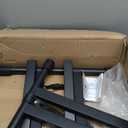 GLEAM Keyboard Stand and Bench Set, Double X Style Digital Piano Stand Height from 19" to 38", Heavy Density Foam Padded Stool from 14" to 18" Black