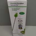 4-in-1 Tile Tub Floor Scrubber with 52-inch Adjustable Long Handle Shower Cleaner Brush with V-Shaped Grout Brush and 3 Replacement Brush Heads for Cleaning Bathroom Kitchen Walls Tub Tile